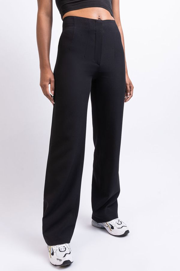 High Waist Suit Pants - Sydney Black